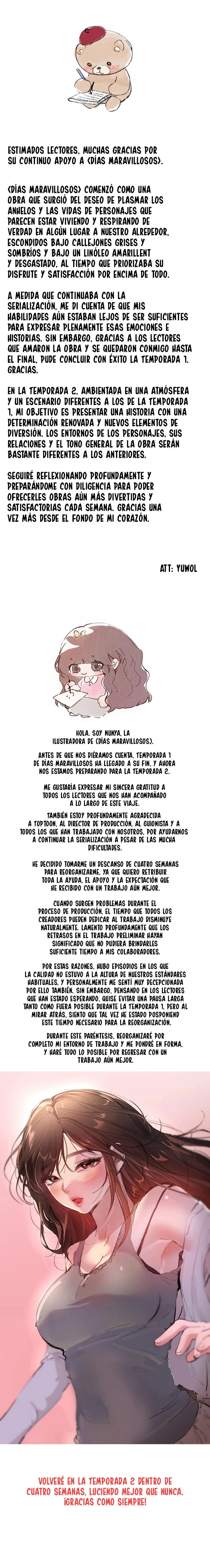 Días Maravillosos Capítulo 81.5 - Página 1