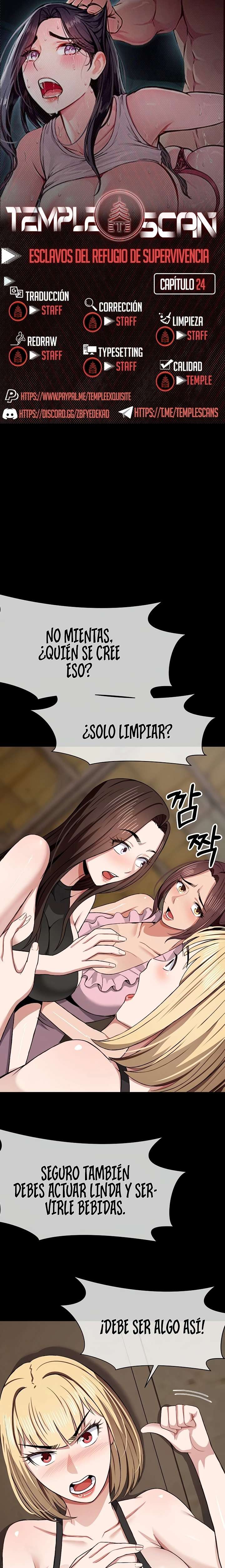 Esclavas del Refugio de Supervivencia Capítulo 24 - Página 1