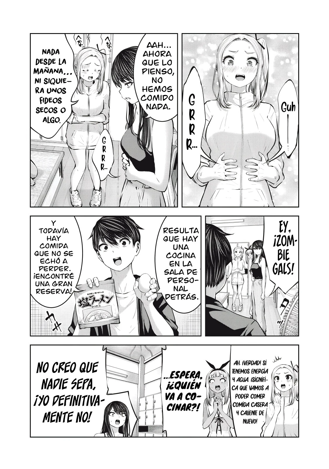 ZOMBIE SEKAI DE HAREM WO TSUKUROU Capítulo 16.1 - Página 10