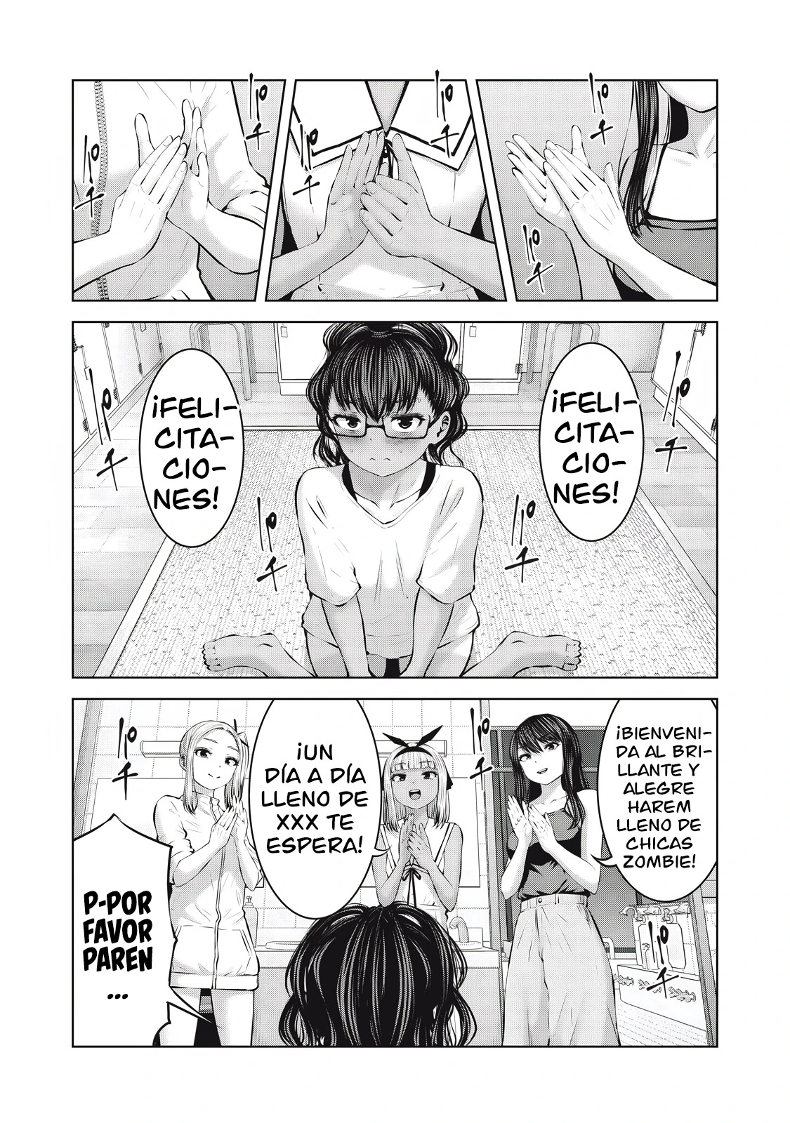 ZOMBIE SEKAI DE HAREM WO TSUKUROU Capítulo 16.1 - Página 7