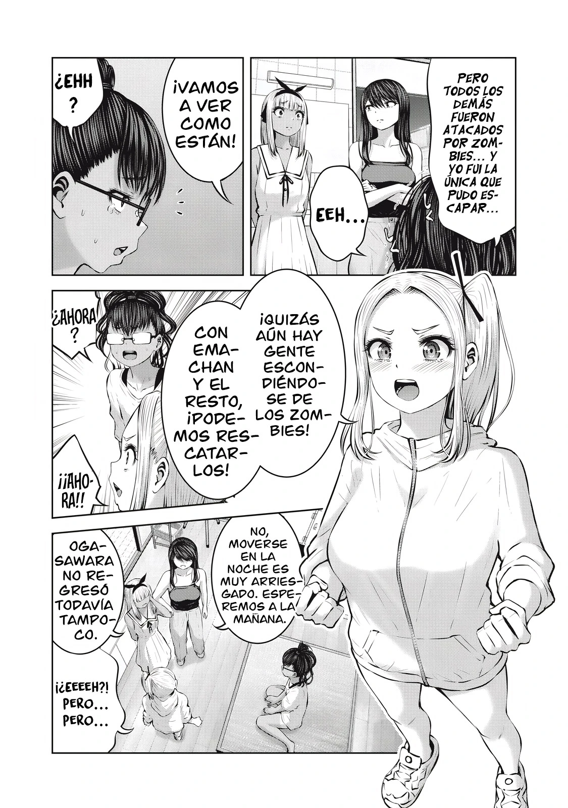 ZOMBIE SEKAI DE HAREM WO TSUKUROU Capítulo 16.1 - Página 9