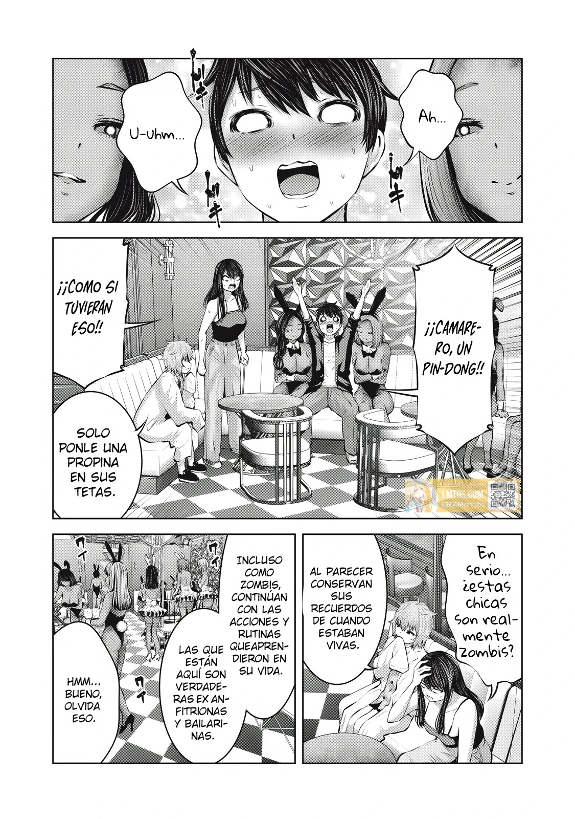 ZOMBIE SEKAI DE HAREM WO TSUKUROU Capítulo 18.2 - Página 14