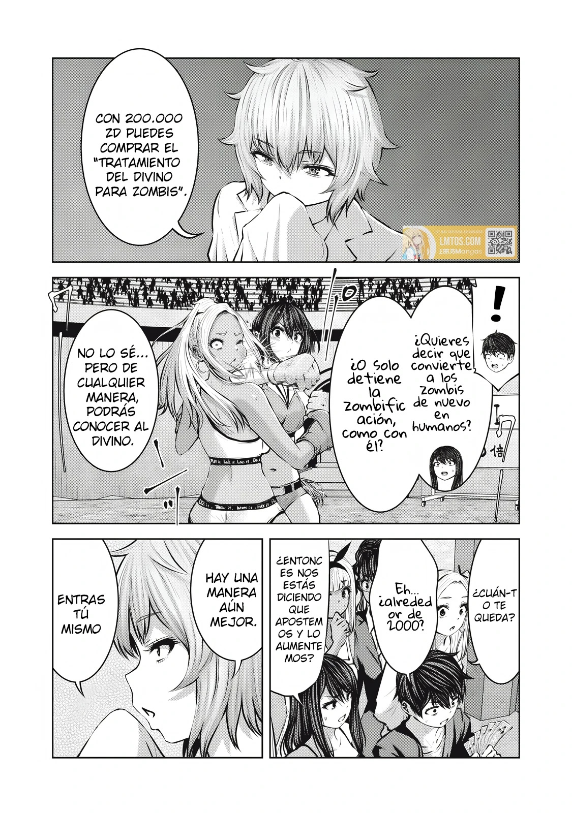ZOMBIE SEKAI DE HAREM WO TSUKUROU Capítulo 19.2 - Página 3