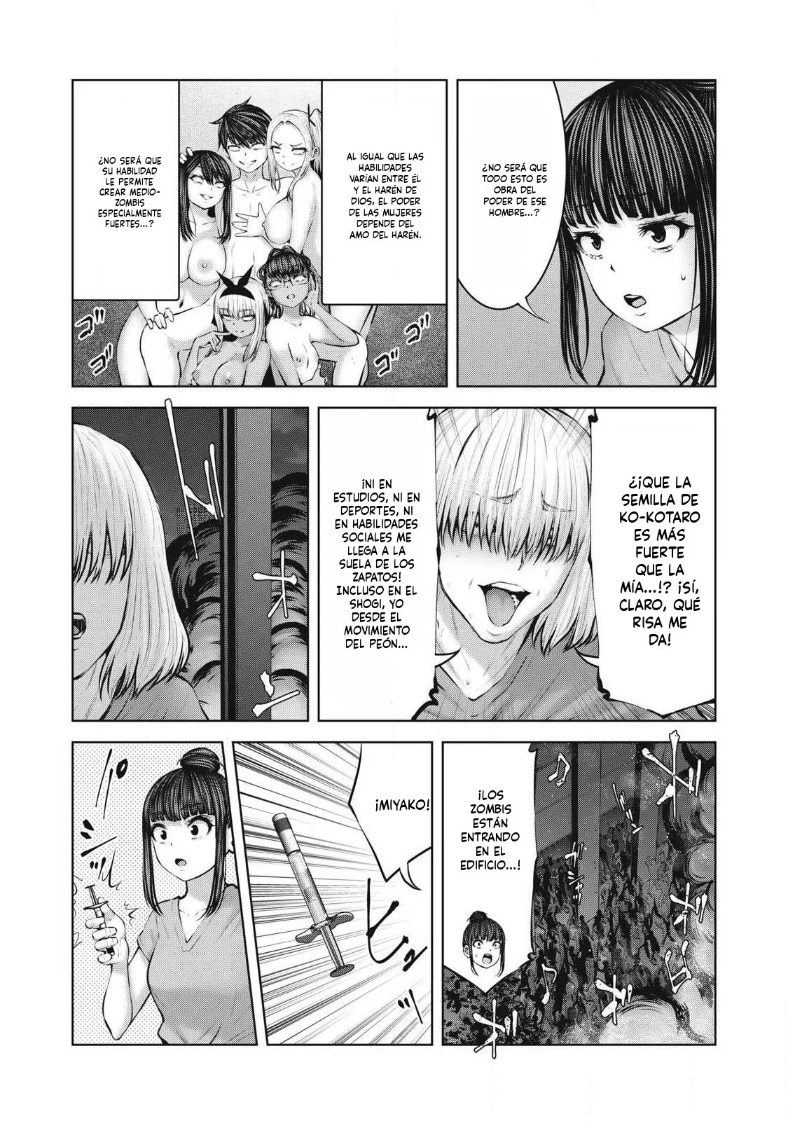 ZOMBIE SEKAI DE HAREM WO TSUKUROU Capítulo 27.1 - Página 16