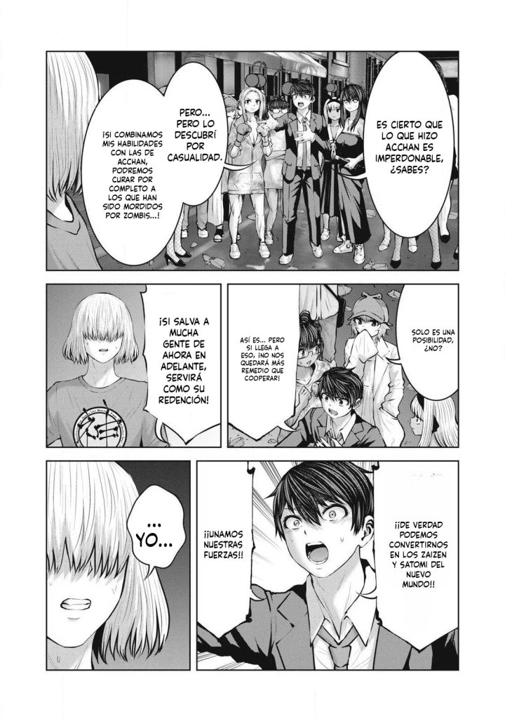 ZOMBIE SEKAI DE HAREM WO TSUKUROU Capítulo 28.2 - Página 3