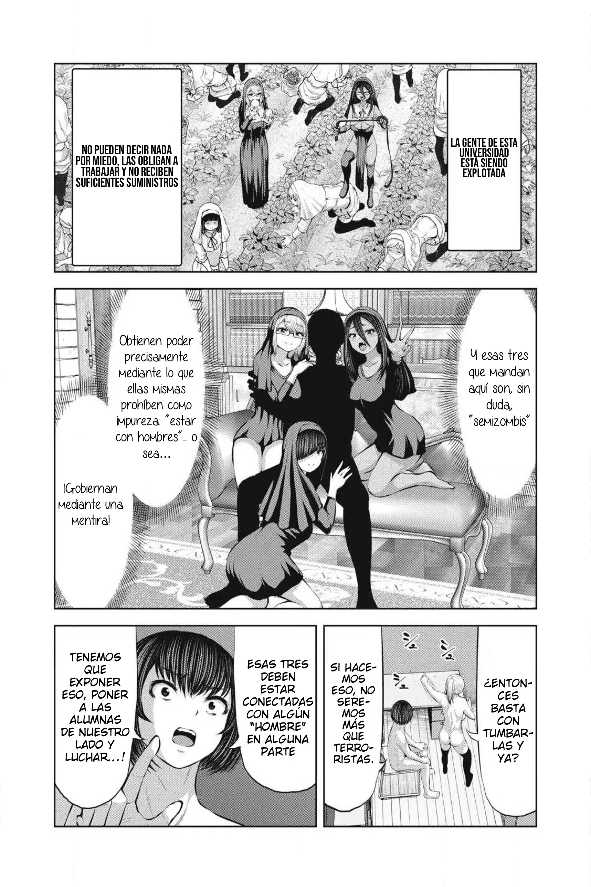 ZOMBIE SEKAI DE HAREM WO TSUKUROU Capítulo 31.2 - Página 17