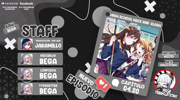 Preparatoria Hack and Slash Capítulo 4.2 - Página 1