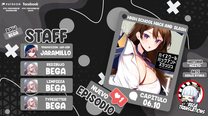 Preparatoria Hack and Slash Capítulo 6.1 - Página 1