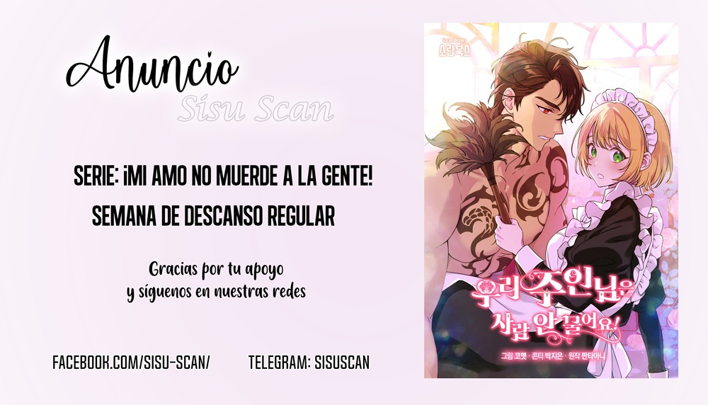 ¡Mi amo no muerde a la gente! Capítulo 38.1 - Página 1