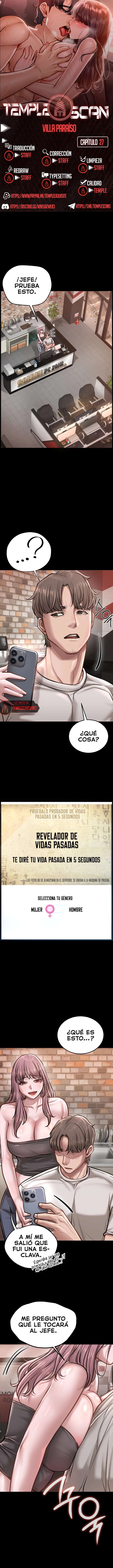 Villa Paraíso Capítulo 27 - Página 1