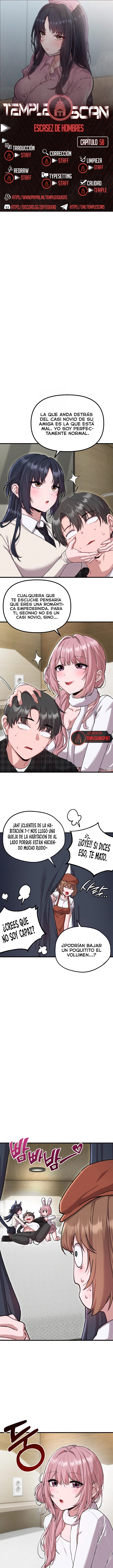 Escases de Hombres Capítulo 58 - Página 1