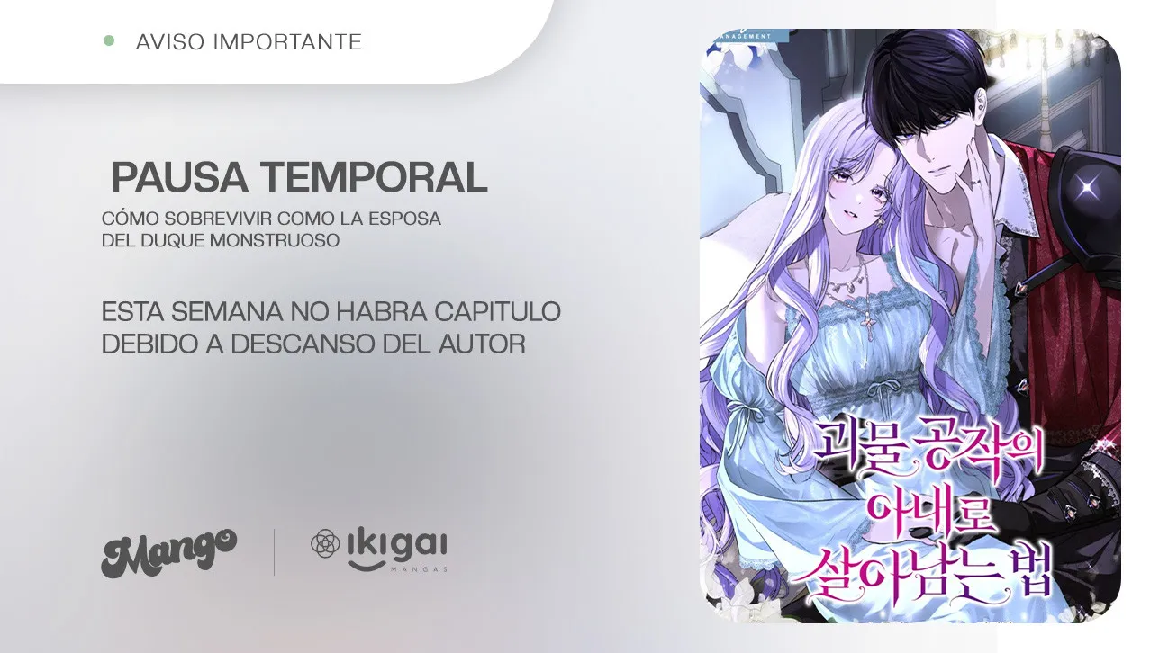 Cómo Sobrevivir Como La Esposa Del Duque Monstruoso Capítulo 33.1 - Página 1