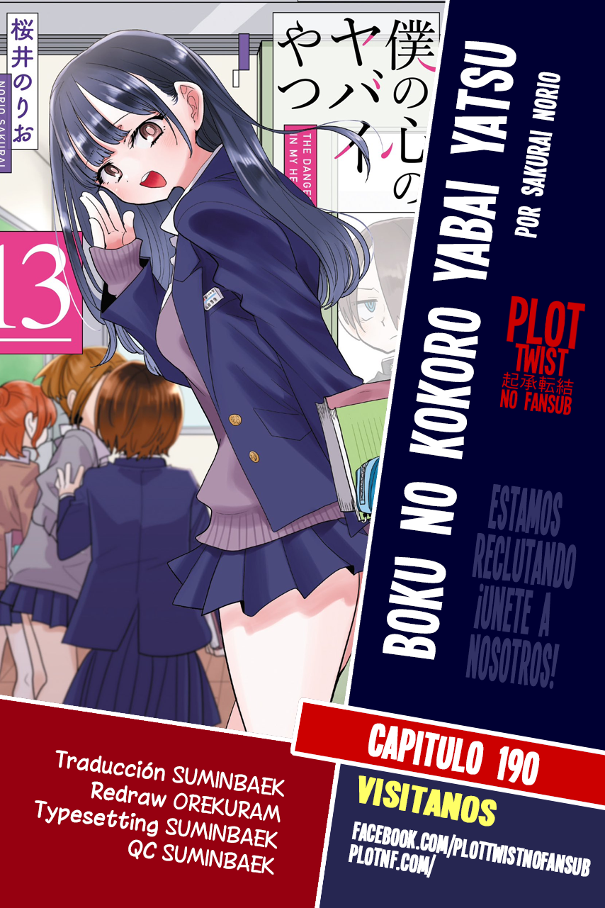 Boku no Kokoro no Yabai Yatsu Capítulo 190 - Página 1