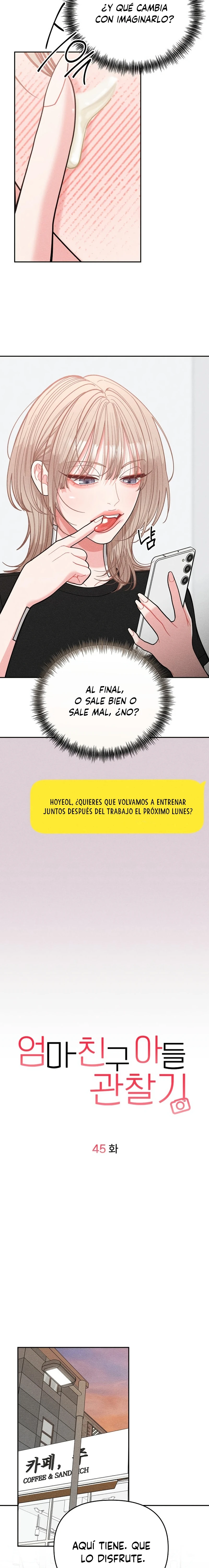 Observando al hijo de la amiga de mi mamá Capítulo 45 - Página 7