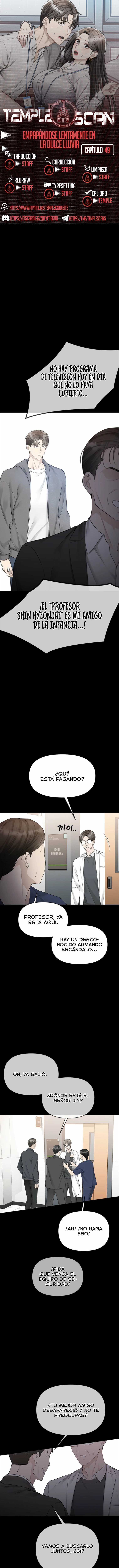 Empapandose Lentamente En La Dulce Lluvia Capítulo 49 - Página 1