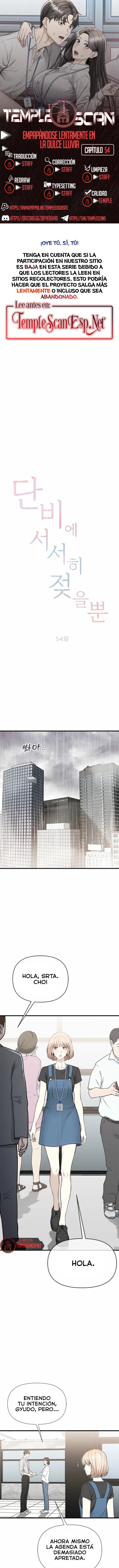 Empapandose Lentamente En La Dulce Lluvia Capítulo 54 - Página 1