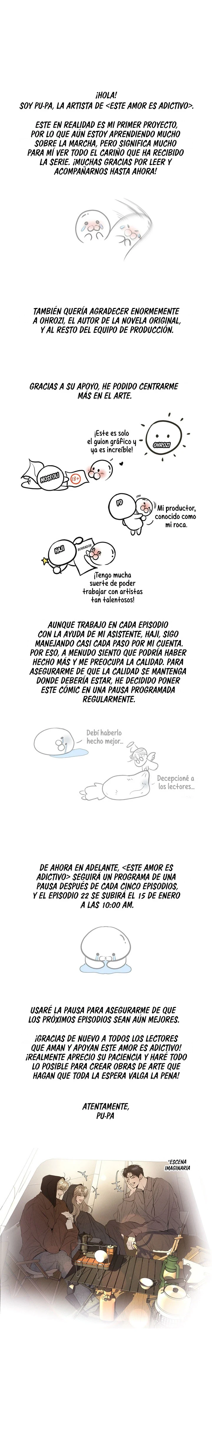 Amor adictivo Capítulo 21.5 - Página 1