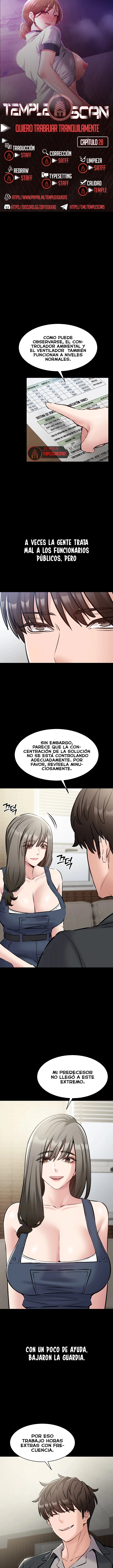 Quiero Trabajar Tranquilamente Capítulo 28 - Página 1