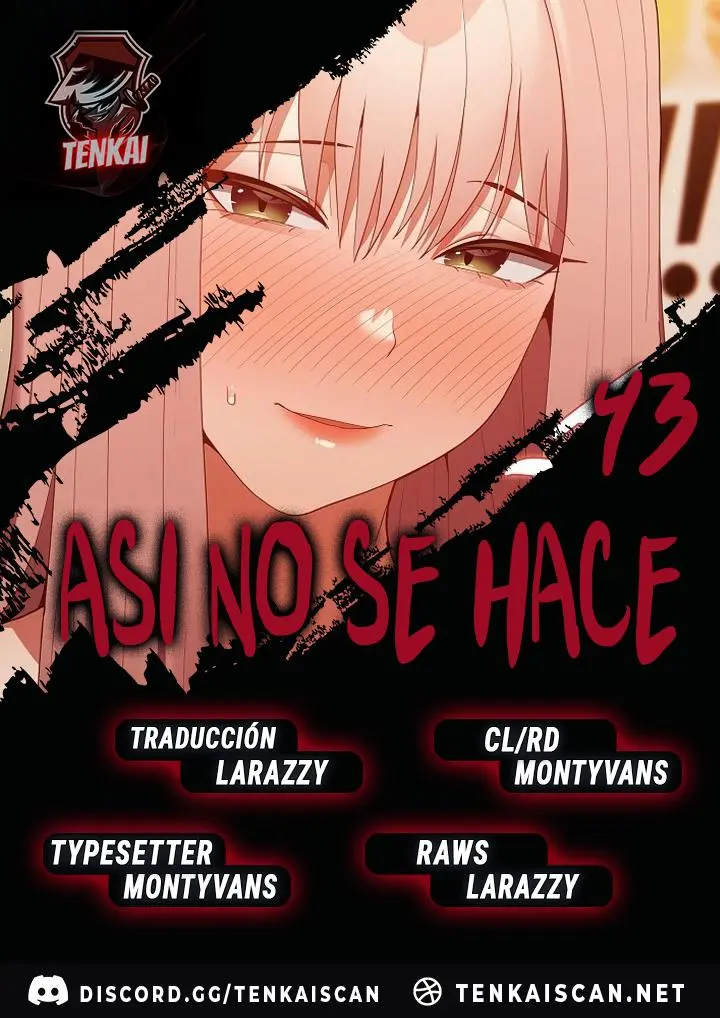 Asi no se Hace Capítulo 43 - Página 1