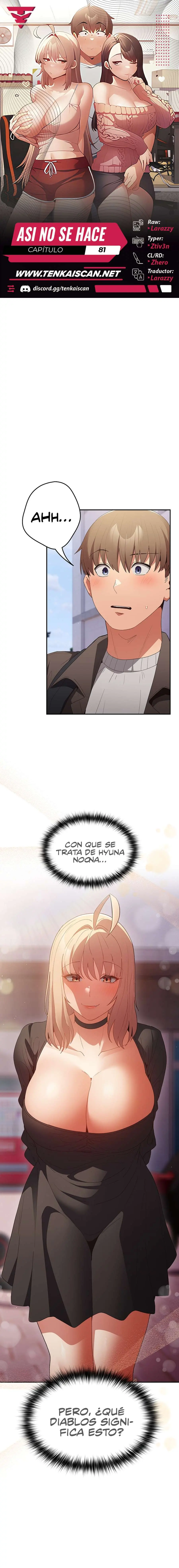 Asi no se Hace Capítulo 81 - Página 1