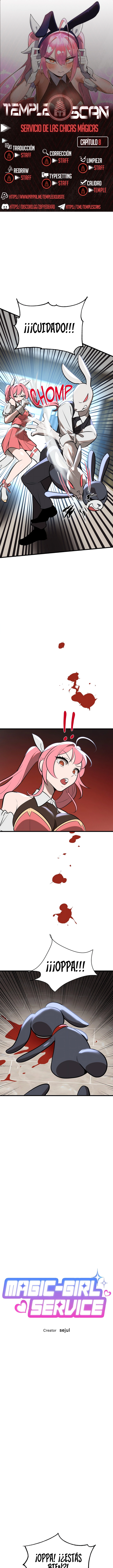 Trabajando con chicas magicas - Sin Censura Capítulo 8 - Página 1