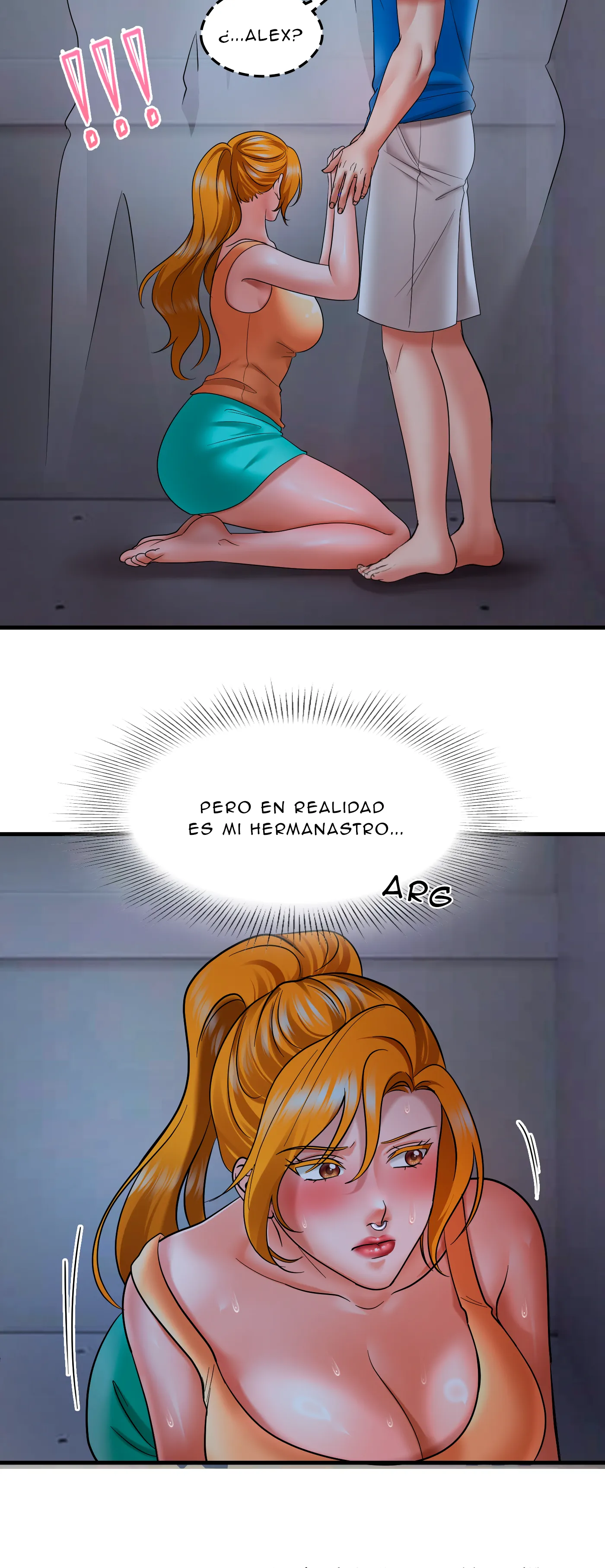 Vacaciones De Primavera Con Hermanastra - Sin censura Capítulo 4 - Página 44