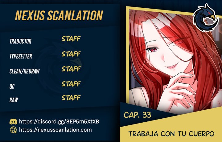 Uso mi Cuerpo para Trabajar Capítulo 33 - Página 1