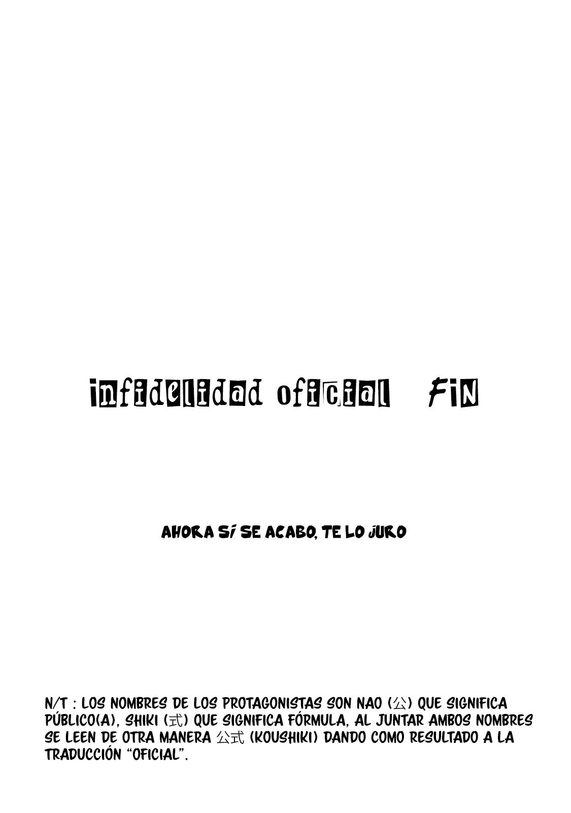 ¿Infidelidad Oficial? Capítulo 12.9 - Página 40