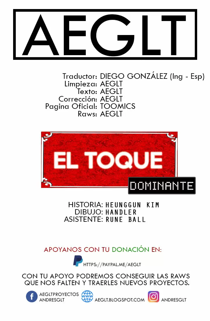 El Toque Dominante Capítulo 27 - Página 1