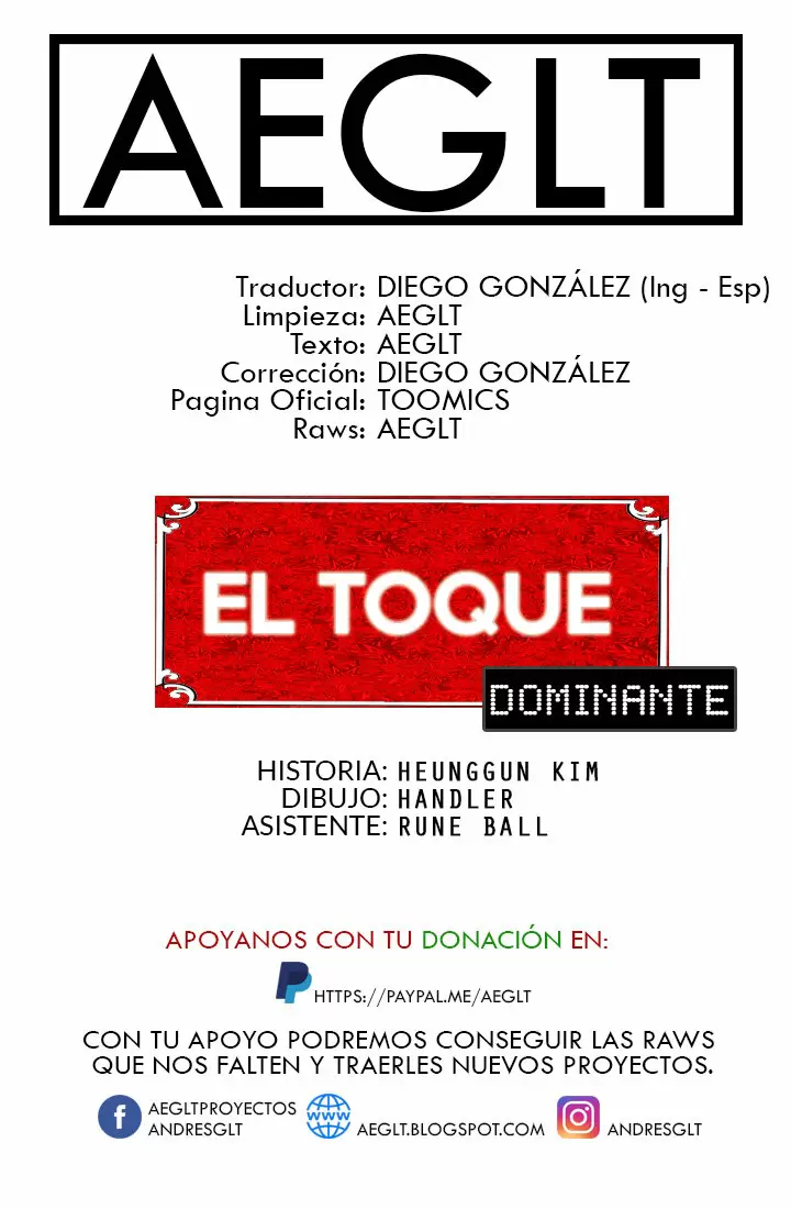 El Toque Dominante Capítulo 28 - Página 1