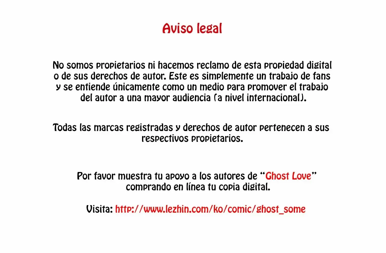Ghost Love Capítulo 18 - Página 1