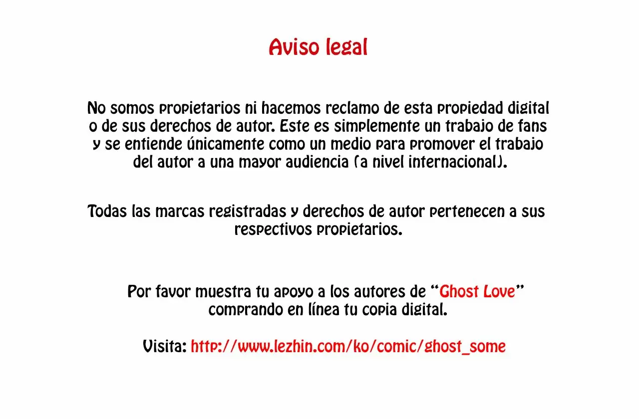 Ghost Love Capítulo 19 - Página 1