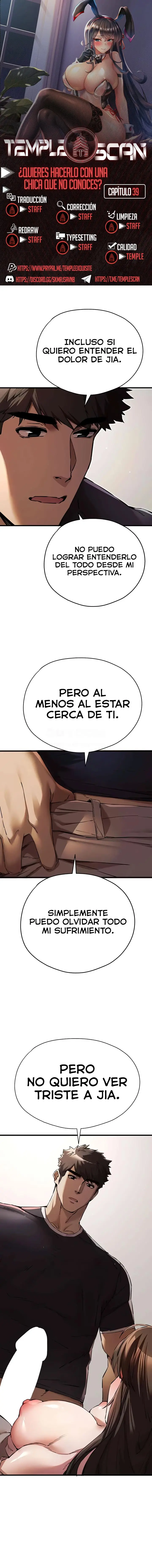¿Quieres Hacerlo Con Una Chica Que No Conoces? Capítulo 39 - Página 1