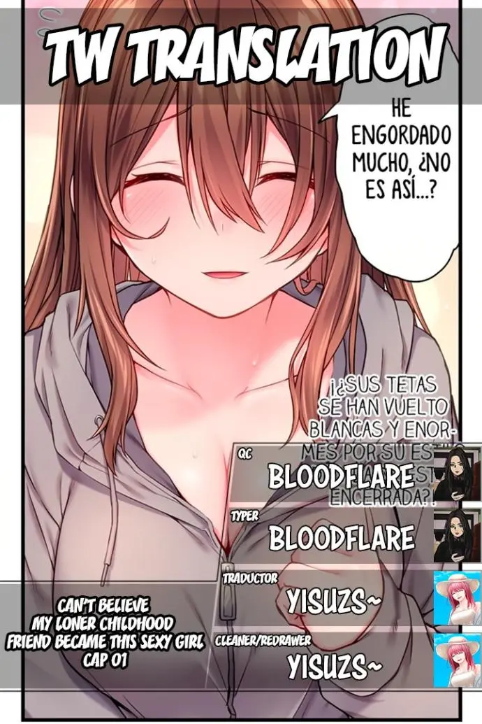 No puedo creer que mi solitaria amiga de la infancia se haya convertido en esta sexy chica Capítulo 1 - Página 1