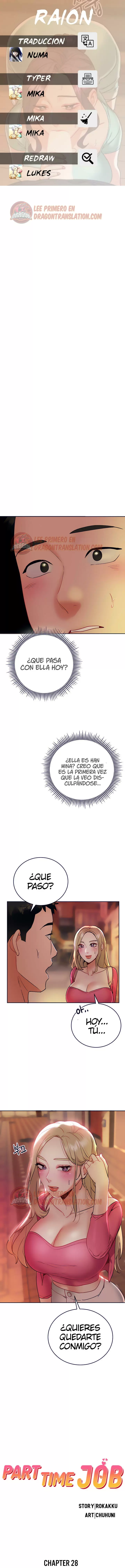 Trabajo de Medio Tiempo Capítulo 28 - Página 1