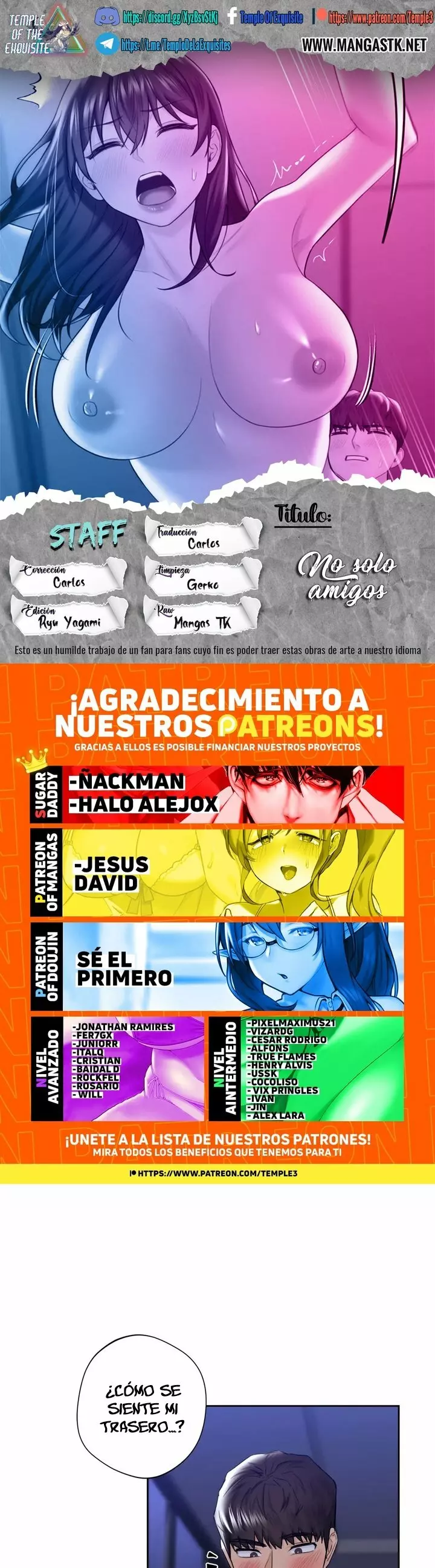 No solo como amigos Capítulo 22 - Página 1