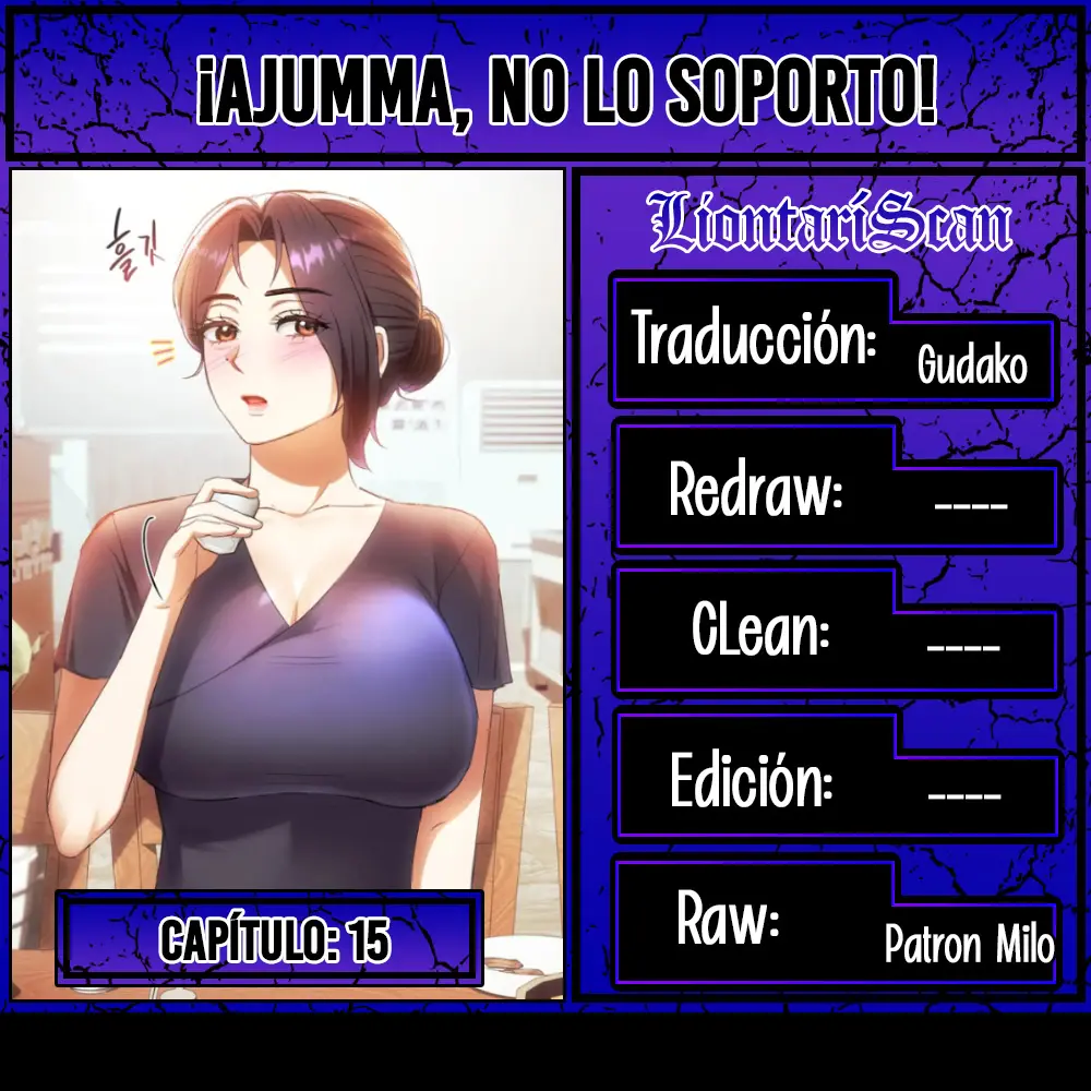 ¡Ajumma, No lo Soporto! Capítulo 15 - Página 1