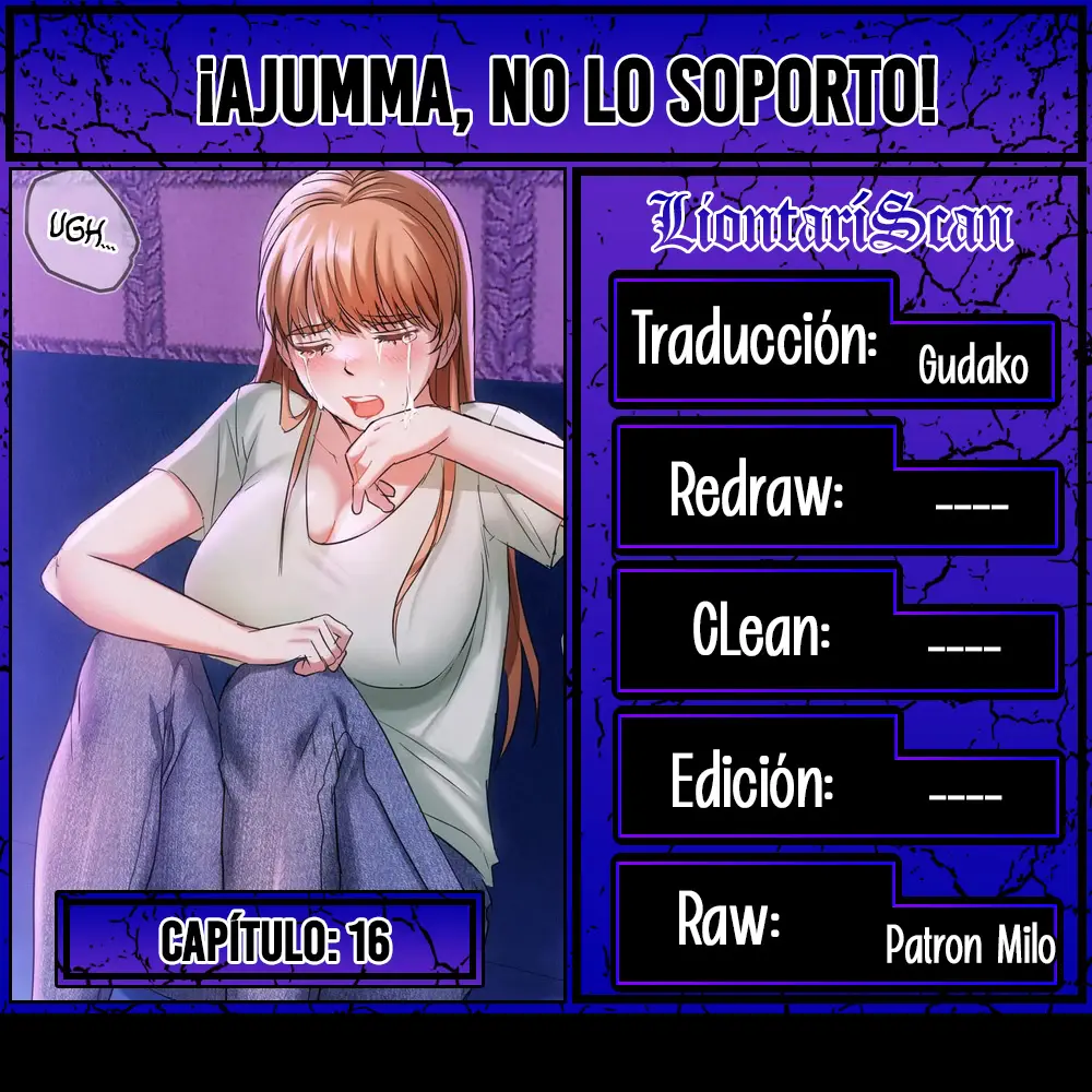 ¡Ajumma, No lo Soporto! Capítulo 16 - Página 1