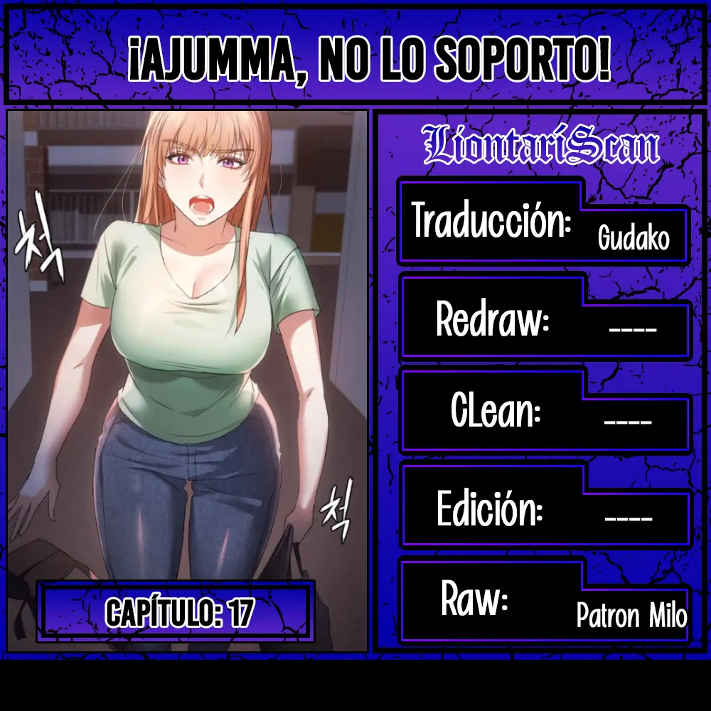 ¡Ajumma, No lo Soporto! Capítulo 17 - Página 1