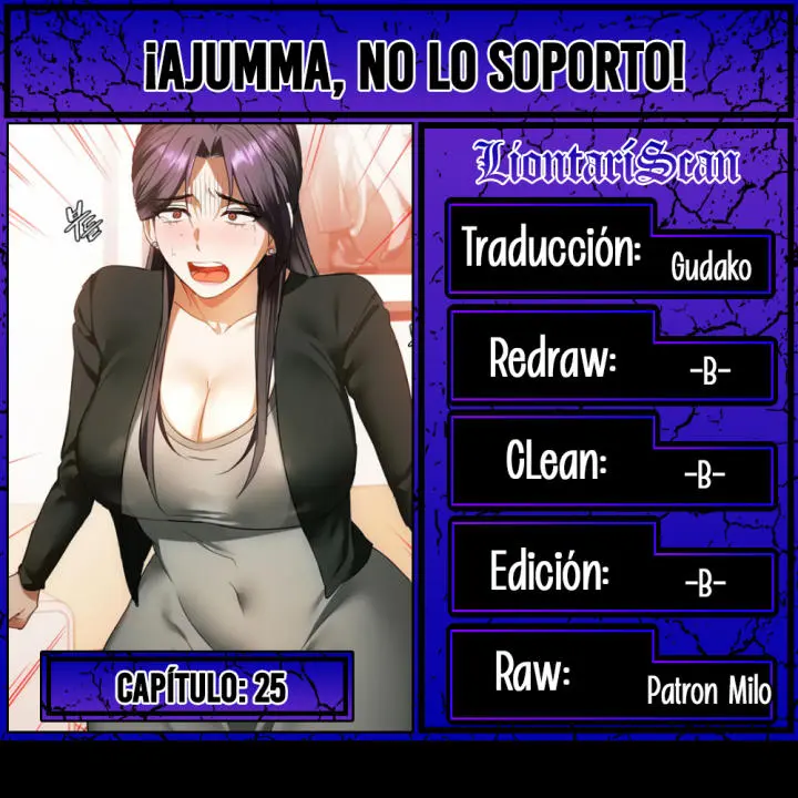 ¡Ajumma, No lo Soporto! Capítulo 25 - Página 1