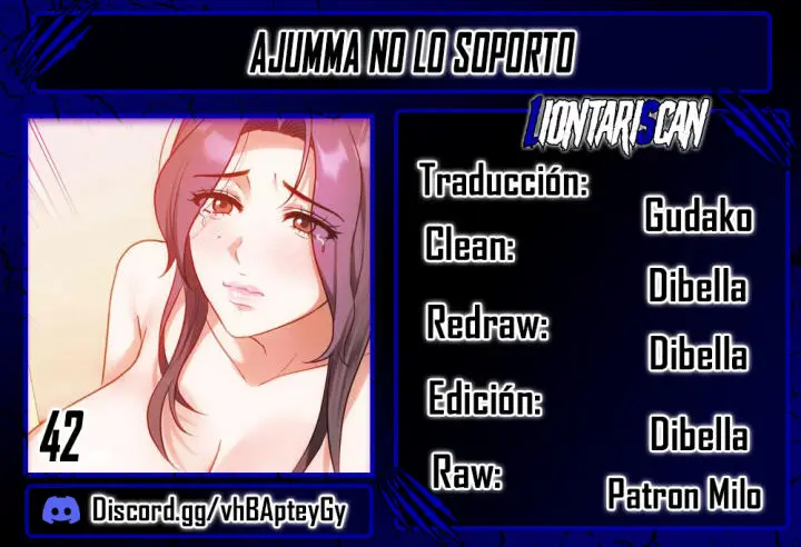¡Ajumma, No lo Soporto! Capítulo 42 - Página 1