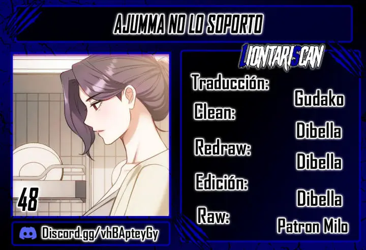 ¡Ajumma, No lo Soporto! Capítulo 48 - Página 1