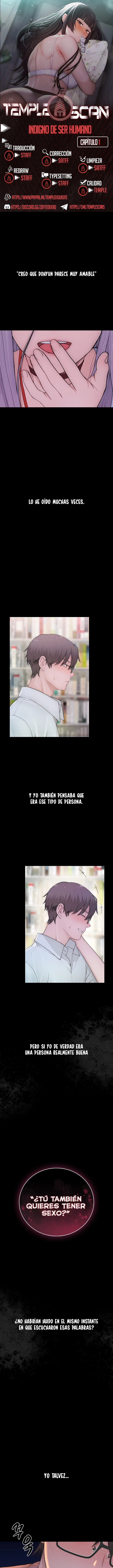 Indigno de ser Humano Capítulo 1 - Página 1