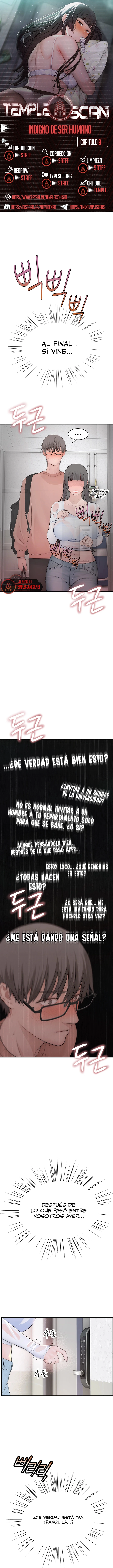 Indigno de ser Humano Capítulo 9 - Página 1