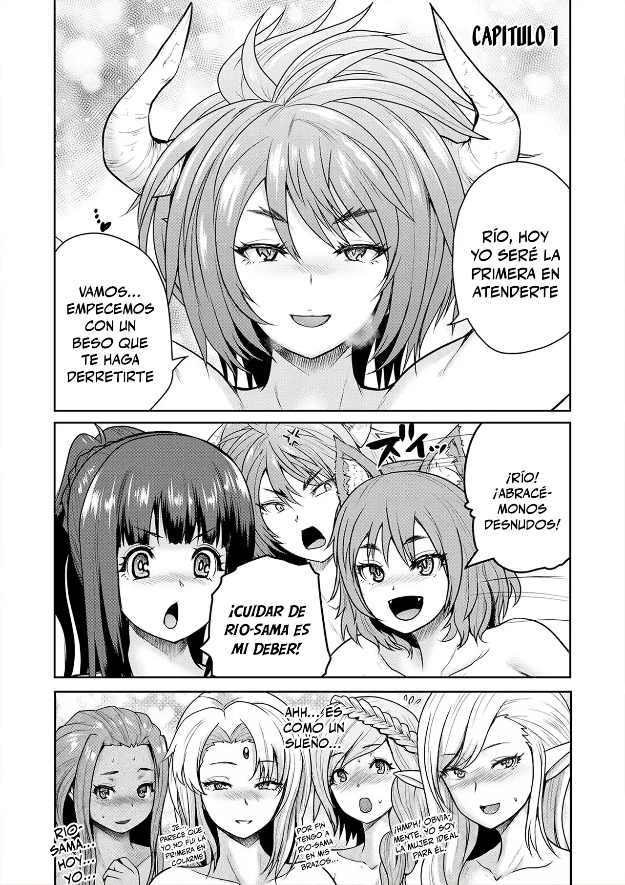 Henkyou no Ofuroya-san, Harem ni Naru ~Yamaoku ni Aru Sabireta Onsen no Kounou ga Cheat Sugite Onna Boukensha ni Daininki na Ken~ Capítulo 1 - Página 2
