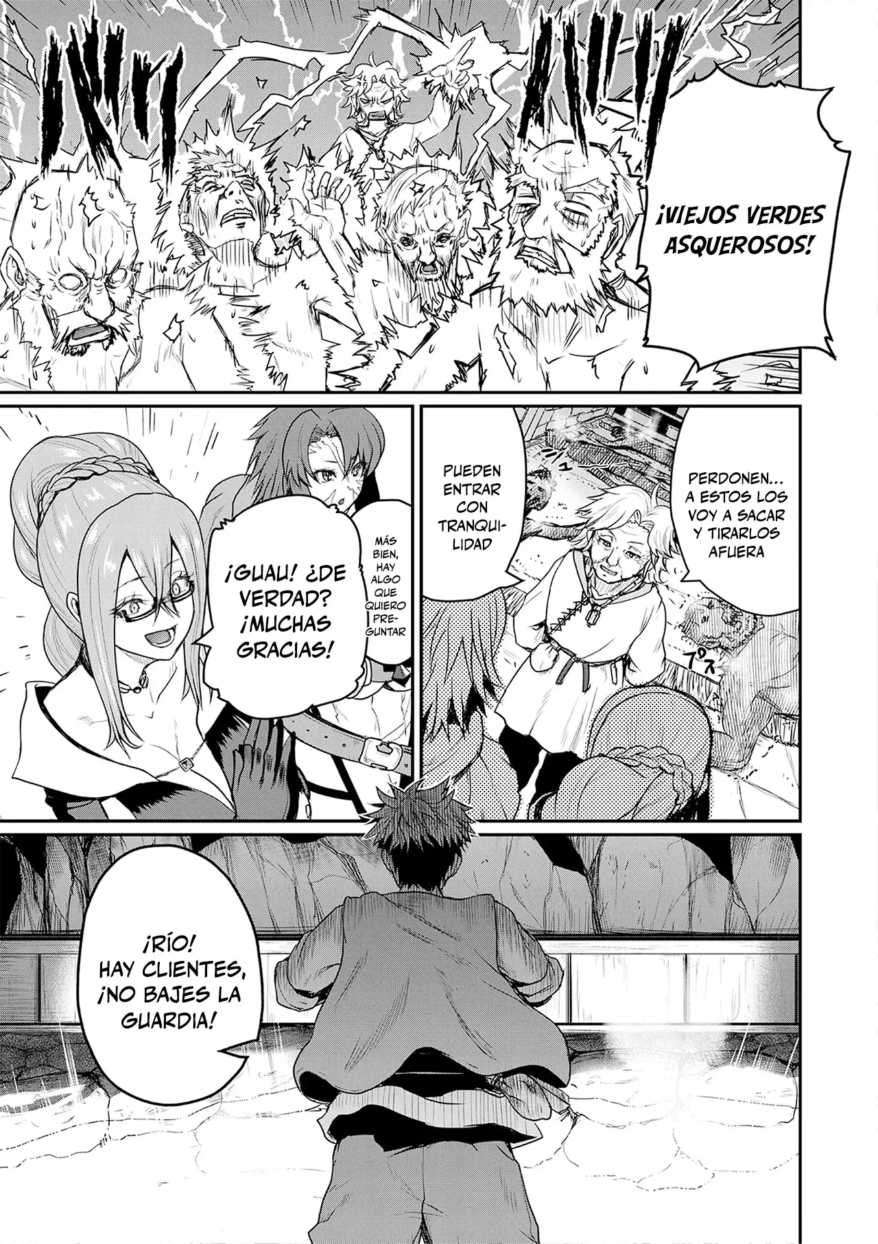 Henkyou no Ofuroya-san, Harem ni Naru ~Yamaoku ni Aru Sabireta Onsen no Kounou ga Cheat Sugite Onna Boukensha ni Daininki na Ken~ Capítulo 1 - Página 8