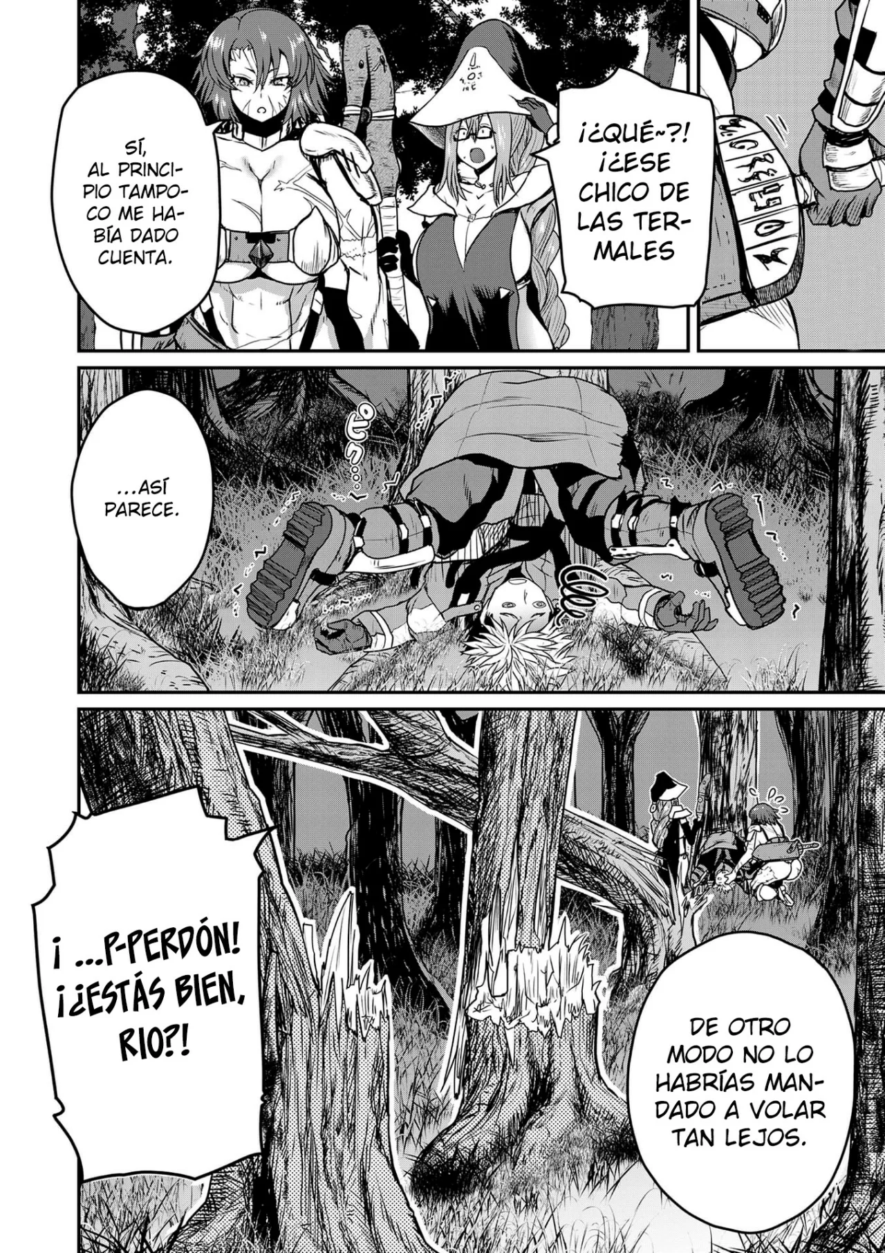 Henkyou no Ofuroya-san, Harem ni Naru ~Yamaoku ni Aru Sabireta Onsen no Kounou ga Cheat Sugite Onna Boukensha ni Daininki na Ken~ Capítulo 3 - Página 7