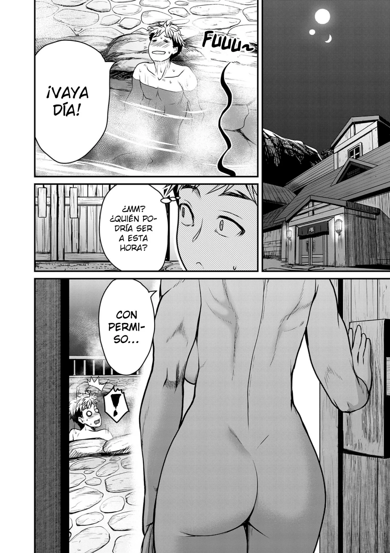 Henkyou no Ofuroya-san, Harem ni Naru ~Yamaoku ni Aru Sabireta Onsen no Kounou ga Cheat Sugite Onna Boukensha ni Daininki na Ken~ Capítulo 3 - Página 9