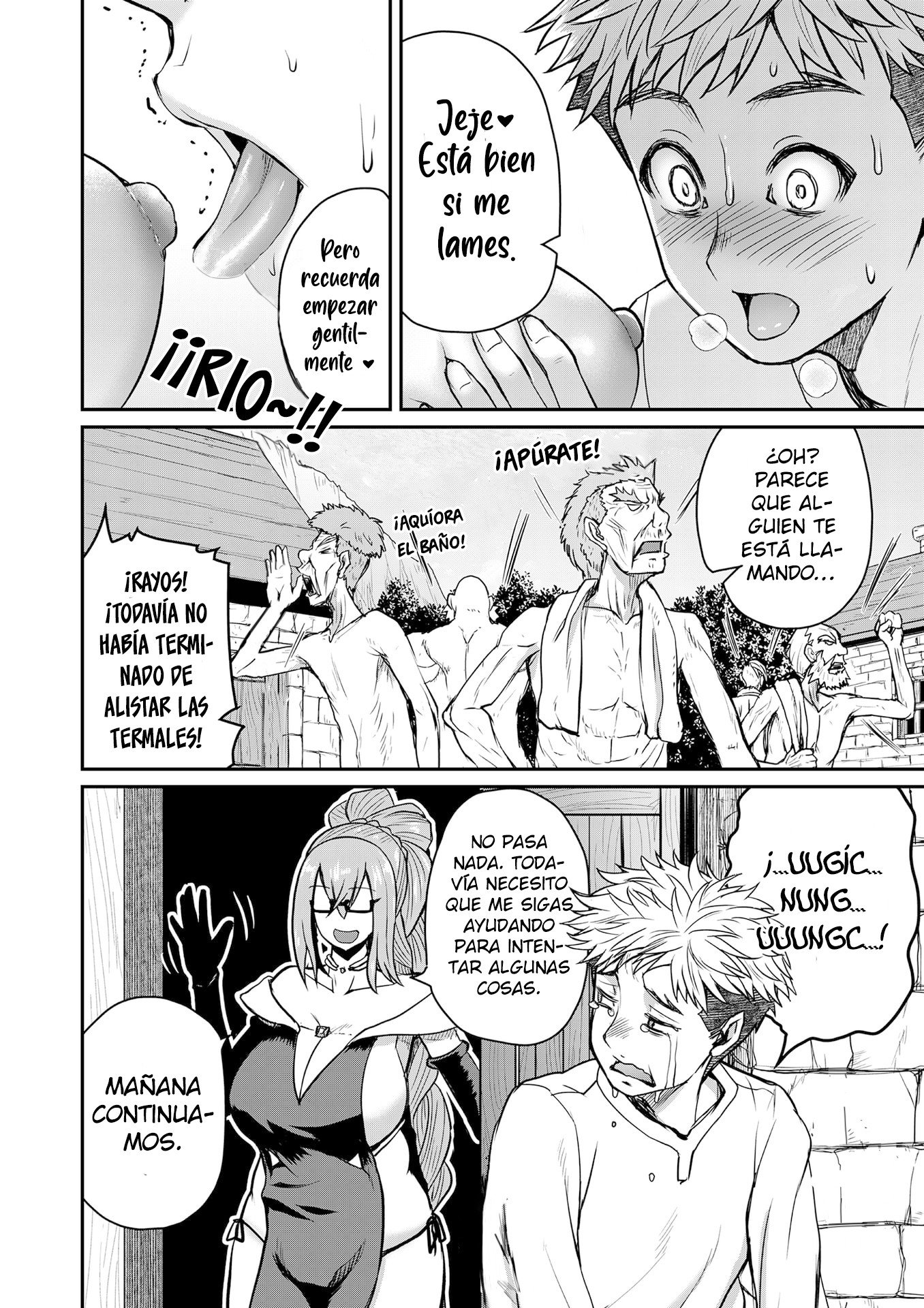 Henkyou no Ofuroya-san, Harem ni Naru ~Yamaoku ni Aru Sabireta Onsen no Kounou ga Cheat Sugite Onna Boukensha ni Daininki na Ken~ Capítulo 4 - Página 15
