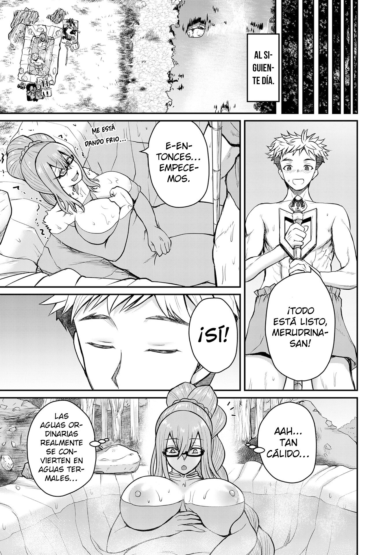 Henkyou no Ofuroya-san, Harem ni Naru ~Yamaoku ni Aru Sabireta Onsen no Kounou ga Cheat Sugite Onna Boukensha ni Daininki na Ken~ Capítulo 4 - Página 16